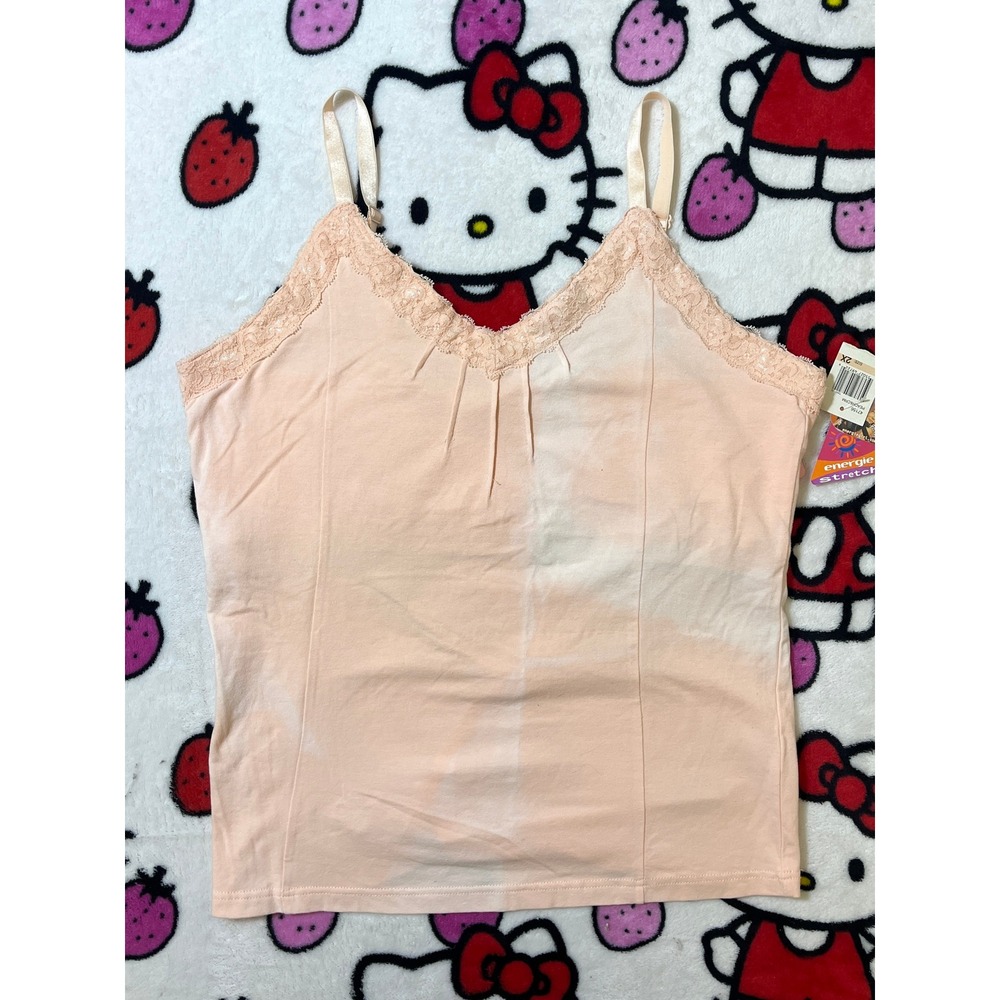 2000s indie grunge peach tanktop
